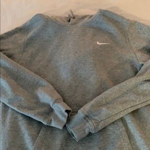 Gray Nike hoodie Size medium